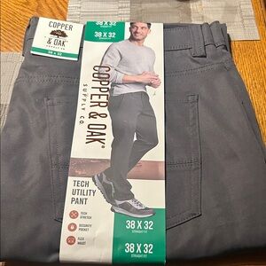 Men's Charcoal Cargo Pants